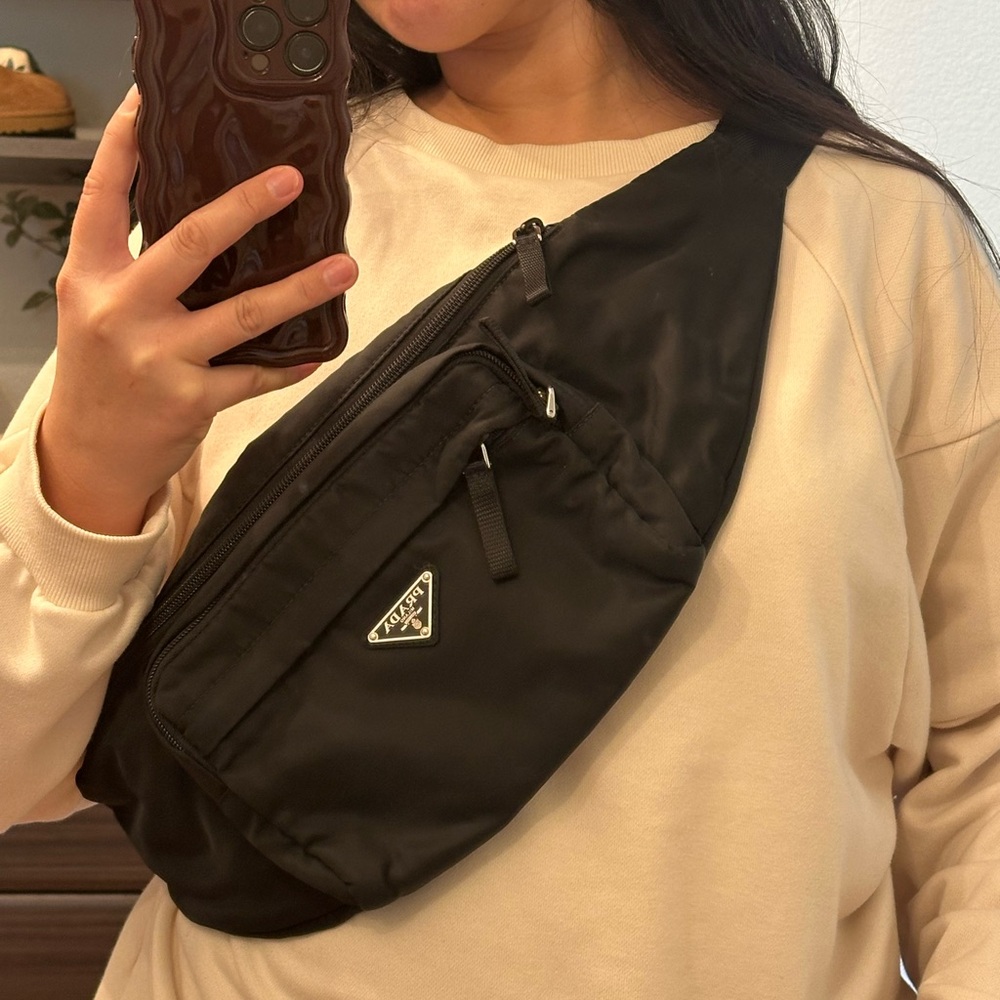 Prada Black Nylon Waist Bag - Picture 13 of 15